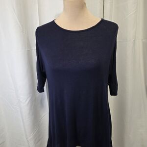 Classic Navy Women's Short Sleeve Top